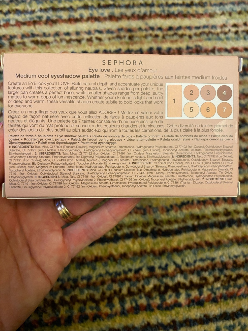 Sephora 'Eye Love' Medium Cool Eyeshadow Palette - Picture 5 of 5